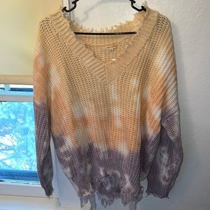 Tie dye sweater